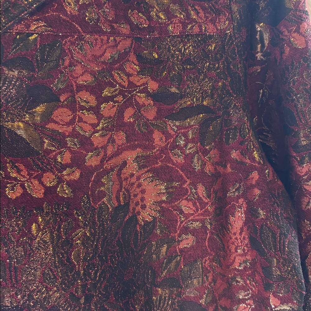 Chico’s Jacquard Jacket Size Medium - image 4